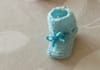 crochet handmade baby boots