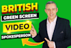 be your awesome green screen real spokesperson