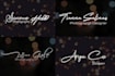 create modern signature logo