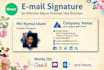design eye catching responsive HTML email signature