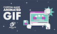 a custom gif animation or loop for your brand and social media