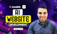 do ai websites, chat bot, ai mobile apps or full stack development