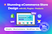 design your store using wordpress, shopify, wix, squarespace