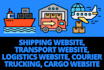 build logistics website, courier wesbsite, transport website with tracking quote