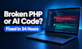 fix bugs and errors in your PHP or ai generated website