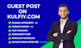 guest post on kulfiy da 71 dr 71 with dofollow backlink