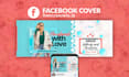 design facebook cover, youtube banner, and all social media