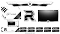 design animated twitch overlay screens and logo