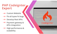 expert codeigniter developer for custom web applications