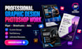 create professional graphic design and photoshop work