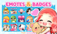 draw twitch emotes and sub badges in chibi style