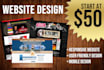 do a beautiful simple website for you