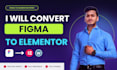 convert figma to elementor wordpress website