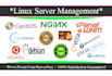 24x7 linux server management install, fix, optimize secure vps