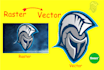 vectorise logo, vector trace or convert to vectors