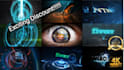 make 3 hologram,futuristic,hud 3d logo intro animation