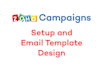 setup, create email template in zoho campaigns