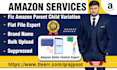 fix amazon parent child variation, bulk upload, suppressed, brand name flat file