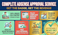 build an adsense ready website with unique SEO content