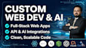 build custom ai websites and API integrations