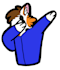 make a dabbing emote of your fursona