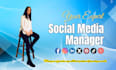 be your social media marketing manager and content creator