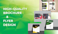 do flyer, brochure, booklet, square business card design