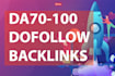 do high quality, high da dofollow backlinks