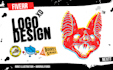 design hand drawn logo in 90s skate punk style