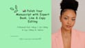 do professional book editing, line and copy editing for your manuscript or novel