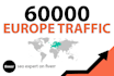 drive europe target website traffic with low bounce