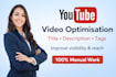 do youtube video SEO to improve your video ranking