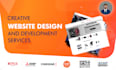 design and develop a professional responsive website in wordpress or laravel