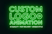 create custom youtube intro and outro or logo animation