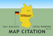 do 50 german google map citations to improve local SEO