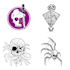 draw skull head or skeleton illustration for you
