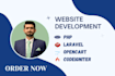 build and fix landing page and full stack development