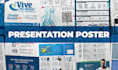 do research scientific company poster presentation design for conferences