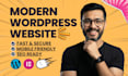 build a modern wordpress website