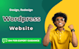 design, redesign wordpress website, business website development