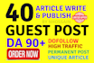 write and publish high da guest post for permanent