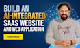 build ai integrated saas website and web application