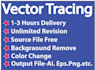 vectorize logo, vector trace, redraw, convert to vector