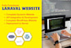 fix, install and develop website using php, laravel