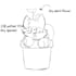 draw furry ych potted plant commission