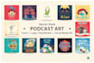 design a unique podcast cover art