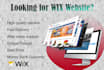 create professional wix website