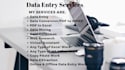 do any type of data entry, web scraping, data mining and web research