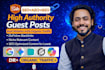 provide guest posting service to get premium guest post backlinks