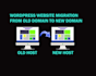 migrate wordpress website,move website old to new host